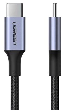 USB C į USB C laidas UGREEN US316, 100W, 2m - juodas