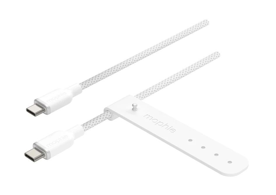 „Mophie Chargestream“ USB-C–USB-C laidas, 1 m, Baltas