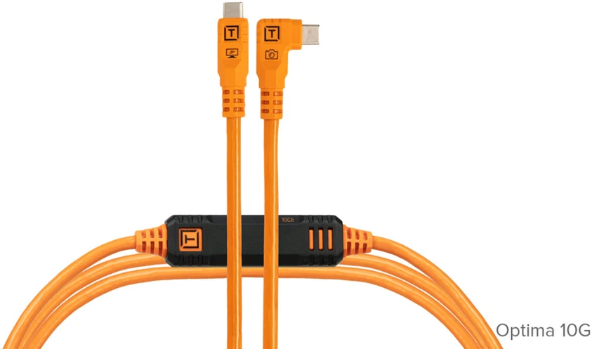 Tether Tools TetherPro USB-C Optima 10G atkuria oranžinę 4,6m