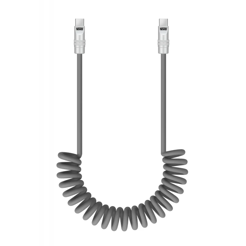 USB-C Laidas - Newell USB-C 100W Greito Įkrovimo Duomenų Laidas 2m Pilkas