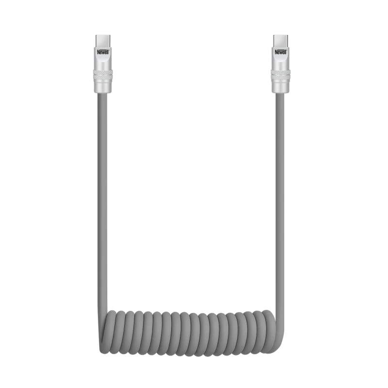 USB-C Laidas - Newell USB-C 100W Greito Įkrovimo Duomenų Laidas 2m Pilkas
