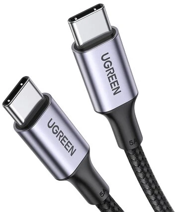 Ugreen US557 USB-C į USB-C laidas, 100 W, 5A (juodas)