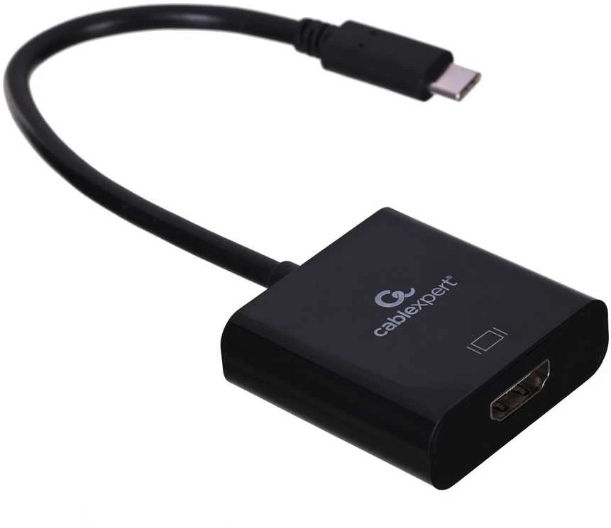 GEMBIRD USB Type-C į HDMI adapterio laidas 4K30Hz 15cm juodas