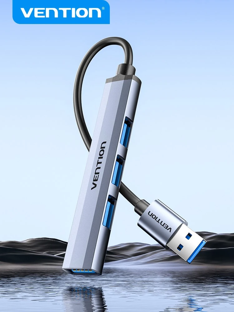 Mini Hub USB 3.0 į USB 3.0/3x2.0 Vention CKOHB 0.15m