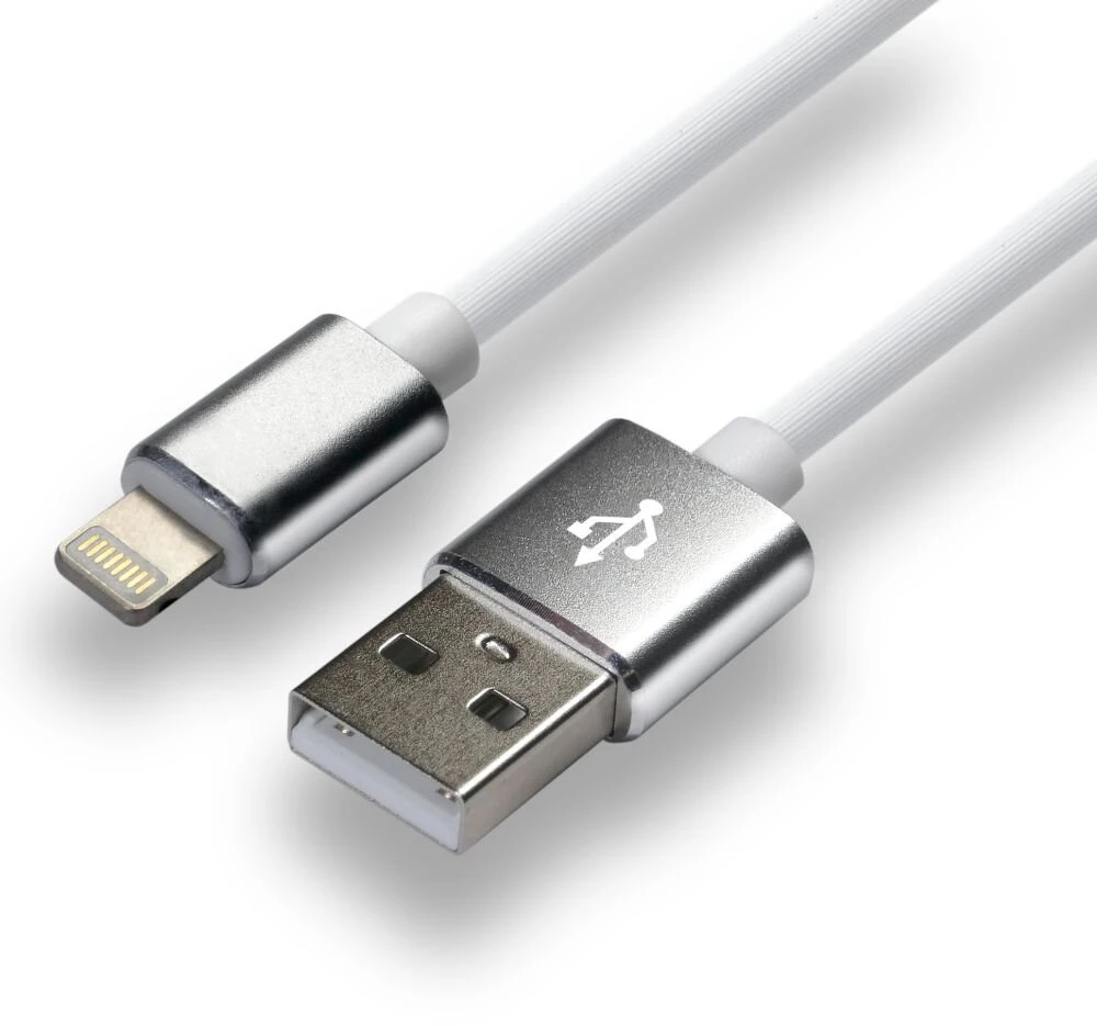 USB Įkrovimo Laidas - everActive CBS-1.5IW, 2,4 A, 480 Mbps, 1,5 m, Balta