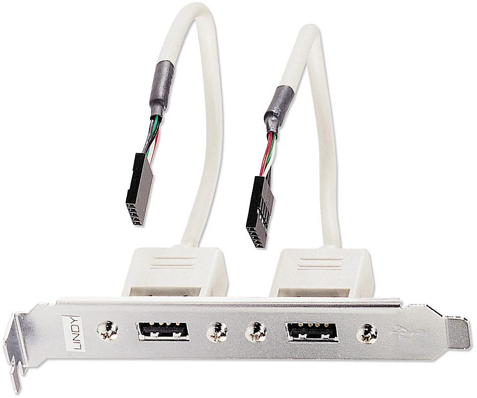 USB Išplėtimo Kronšteinas - Lindy Vidinis USB 2.0 2 Prievadų 480 Mbps