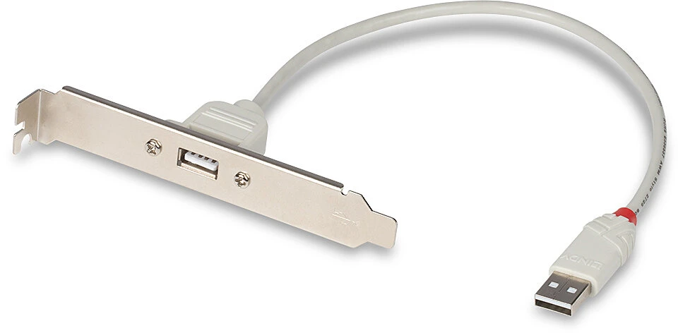 USB Jungties Laikiklis - Lindy USB 2.0 Dviguba A Tipo 480 Mbps