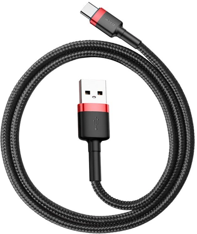 Baseus Cafule kabelis USB-C 2A 2m - Raudonas / Juodas