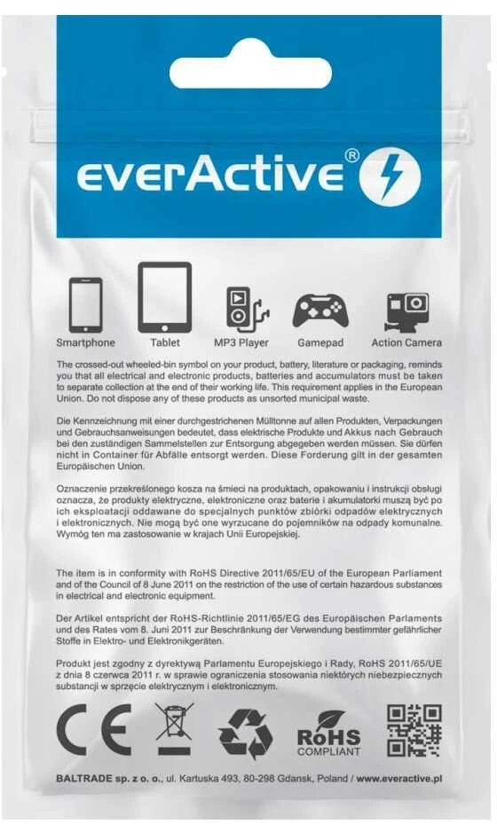 everActive 1m pintas kabelis USB - USB-C 3A