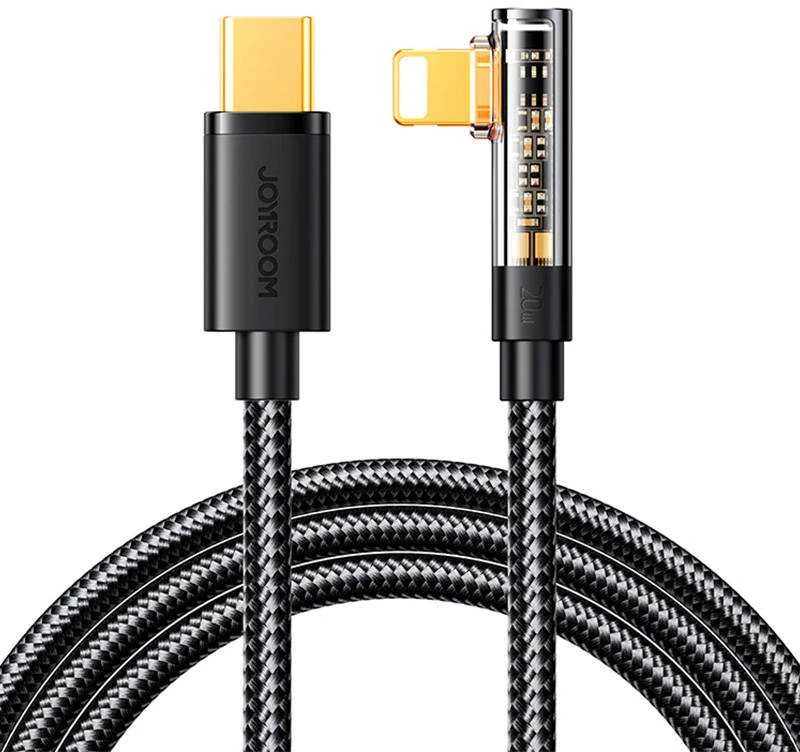 USB-C laidas, skirtas Lightning Joyroom S-CL020A6 1,2 m, 20 W, kampinis (juoda)