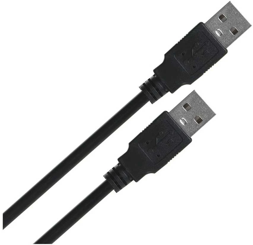 LANBERG cable USB-A M/M 2.0 1.0m juodas