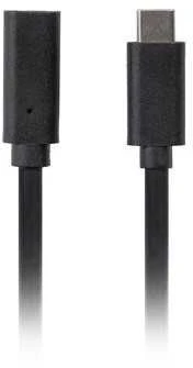 Lanberg | USB-C M/F 3.1 kabelis | CA-USBE-20CC-0005-BK