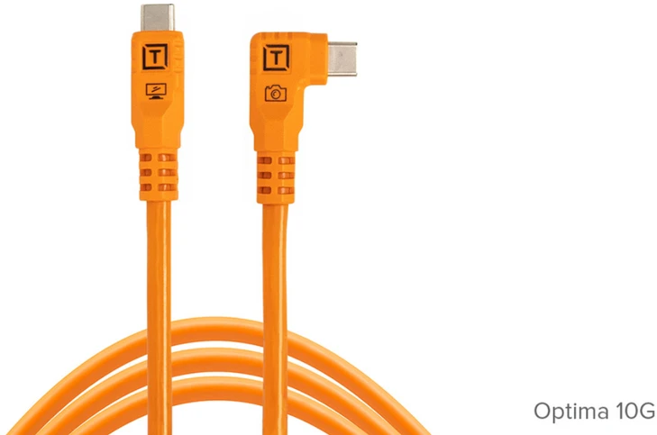 Tether Tools Optima 10G oranžinis USB-C laidas