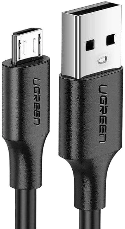 UGREEN micro USB kabelis QC 3.0 2.4A 1.5m - Juodas