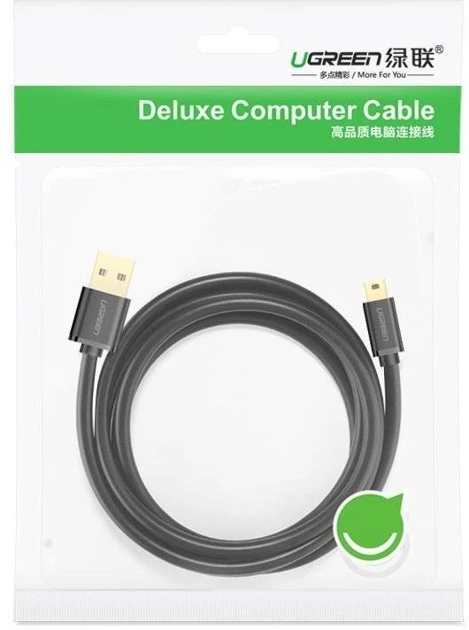 UGREEN USB – mini USB kabelis US132 3m