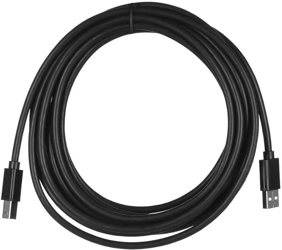 UNITEK Y-C421GBK Unitek USB 2.0 kabelis AM-BM, 5m Y-C421GBK