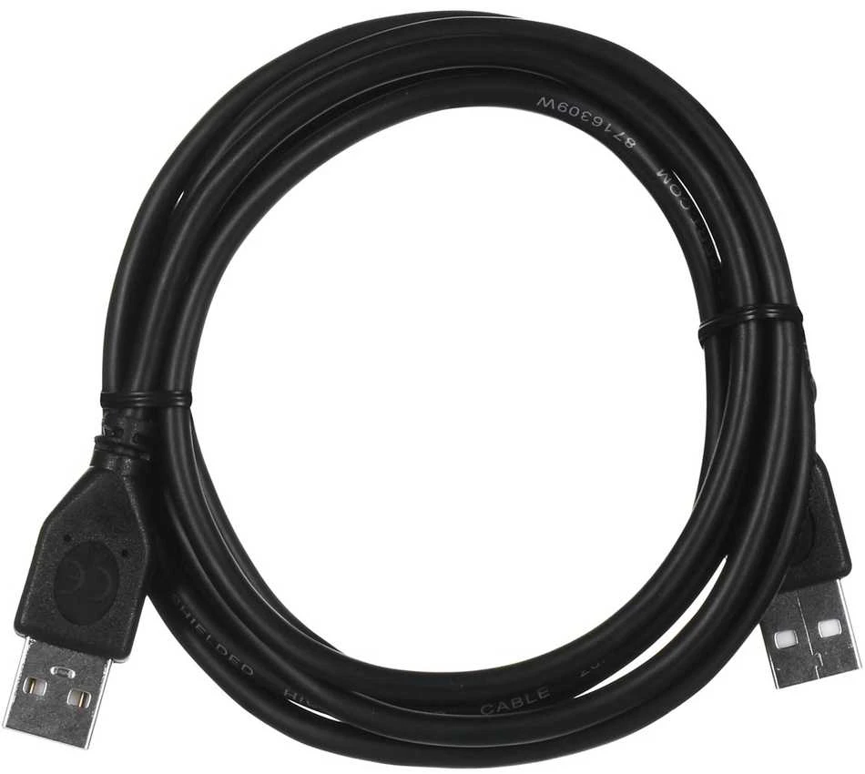 GEMBIRD CCP-USB2-AMAM-6 Gembird USB 2.0 AM/AM Cable, 6FT, Juodas
