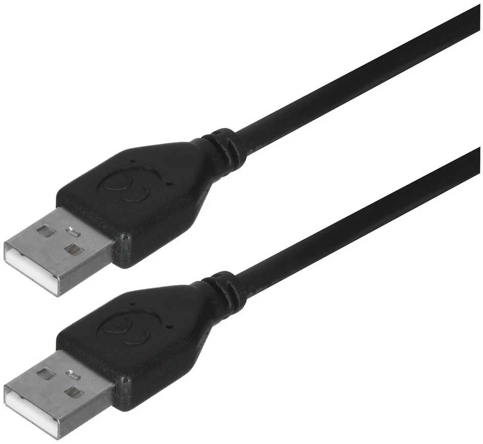 GEMBIRD CCP-USB2-AMAM-6 Gembird USB 2.0 AM/AM Cable, 6FT, Juodas