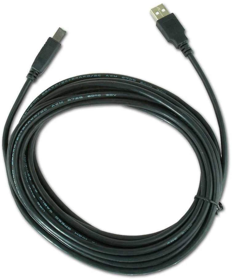 Gembird USB 2.0 A-kištukas B-kištukas 4,5 m kabelis CCP-USB2-AMBM-15 | Cablexpert