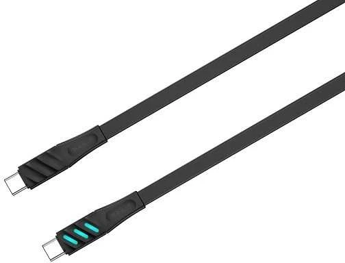 Havit CB6254 – USB Type C į USB Type C įkrovimo laidas, 1 m (juodas)