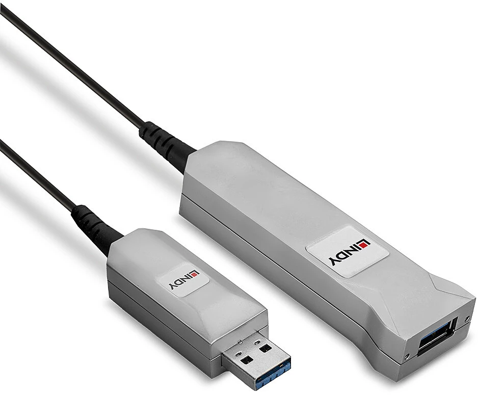 USB Laidas - Lindy 50 m Hibridinis USB 3.0 Prailginimo Laidas 5 Gbps