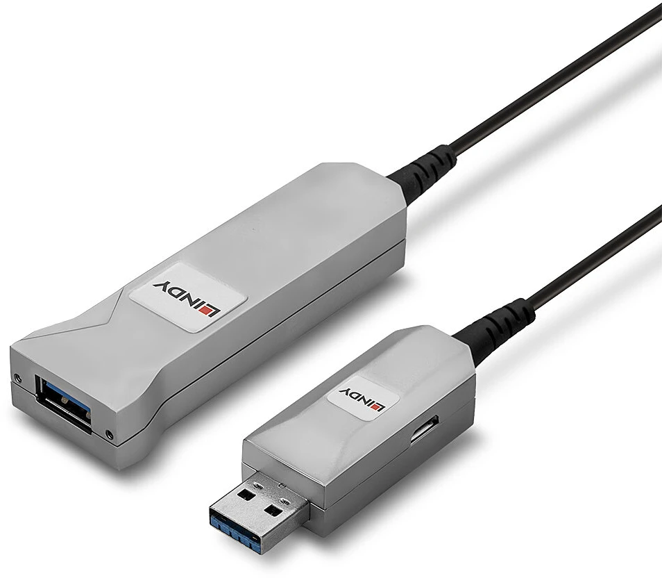 USB Laidas - Lindy 50 m Hibridinis USB 3.0 Prailginimo Laidas 5 Gbps