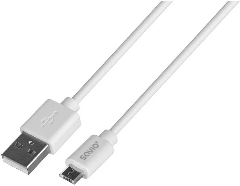 USB Kabelis - SAVIO CL-123 1m USB A į micro USB B 480 Mbit/s