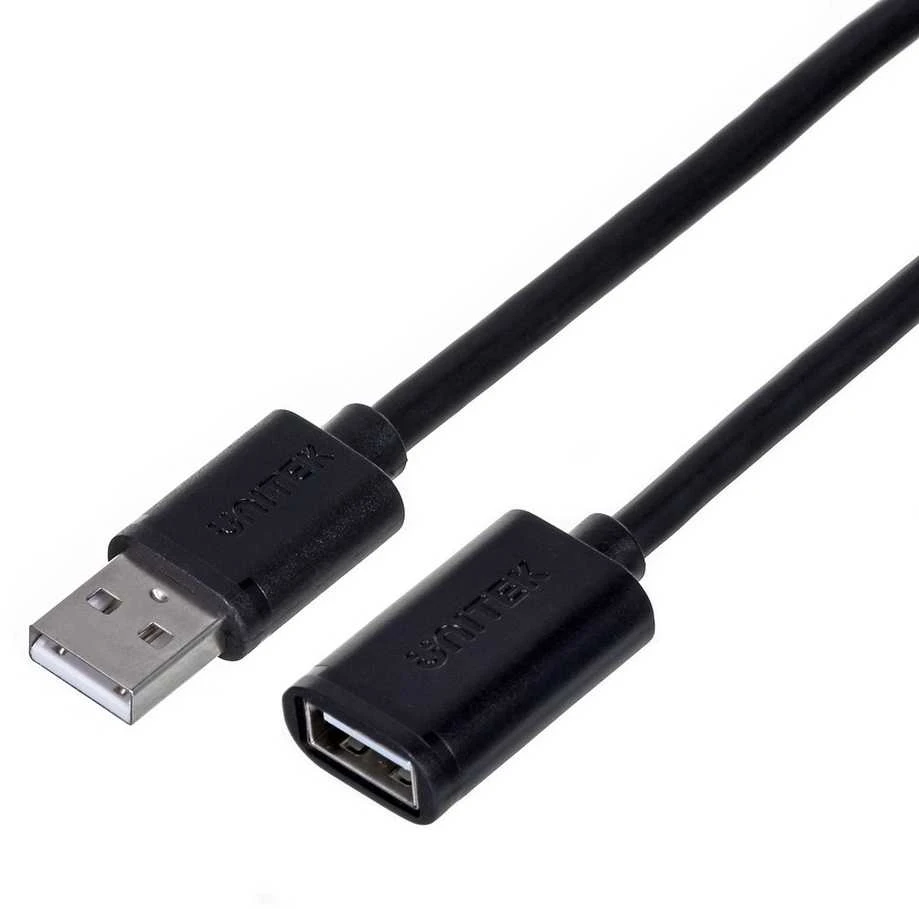 UNITEK Y-C418GBK Unitek USB plėtinio keitiklis USB2.0 AM-AF, 5m Y-C418GBK