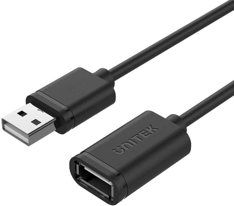 UNITEK Y-C418GBK Unitek USB plėtinio keitiklis USB2.0 AM-AF, 5m Y-C418GBK