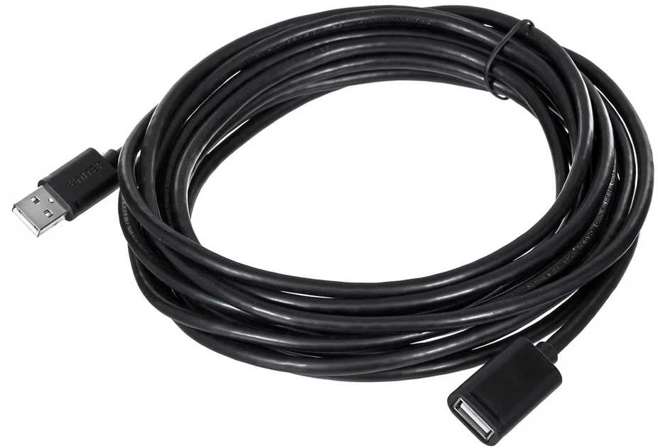 UNITEK Y-C418GBK Unitek USB plėtinio keitiklis USB2.0 AM-AF, 5m Y-C418GBK