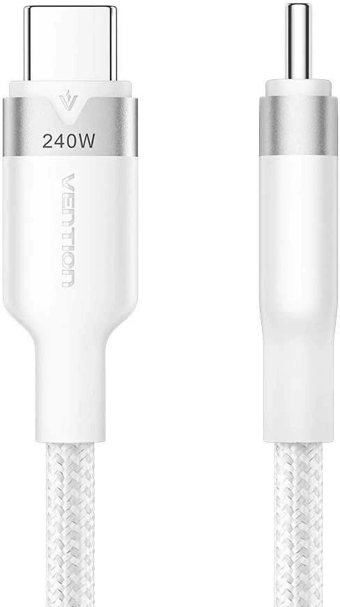 Vention USB 2.0 5A 240W 1m juodas USB-C į C tipo kabelis