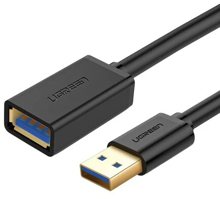 Prailgintas kabelis UGREEN USB 3.0 2m (juodas)