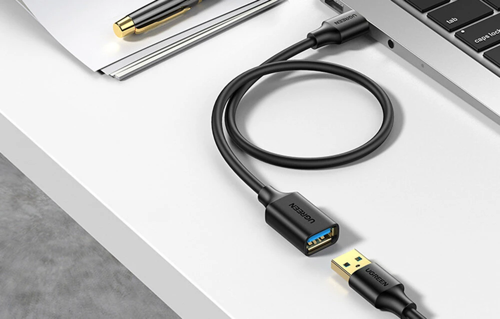 Prailgintas kabelis UGREEN USB 3.0 2m (juodas)