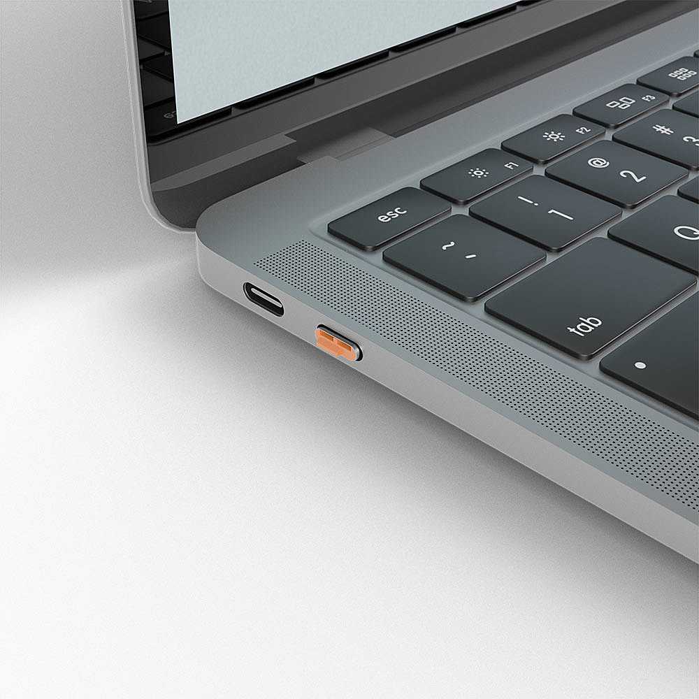 USB Priedas - LINDY USB C Prievado Blokatoriai, ABS, Oranžiniai, 10 vnt.