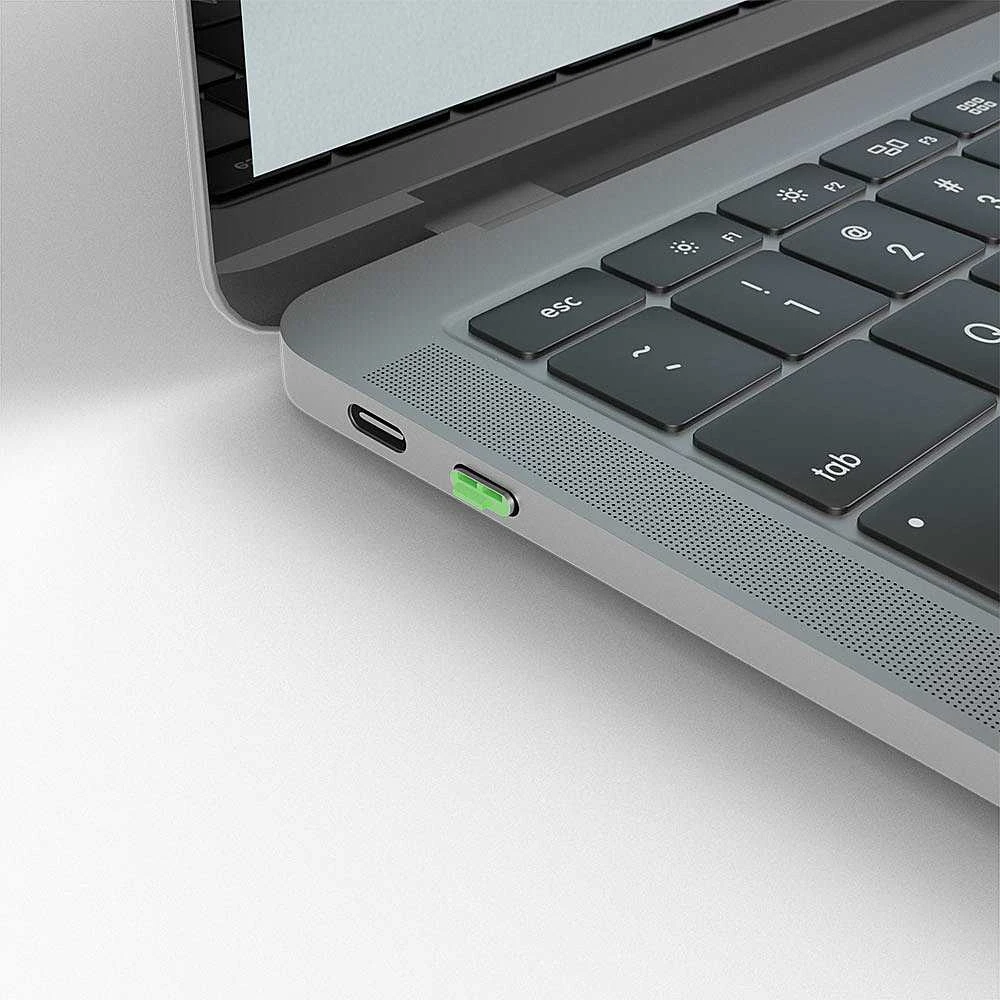USB Priedas - LINDY USB C Prievado Blokatorių Rinkinys, 4 vnt. + raktas, Žalias