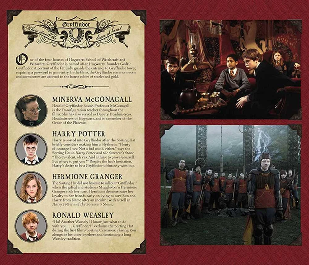 Dėlionė Užrašinė Kietu Viršeliu - Harry Potter: Gryffindor Insight Editions