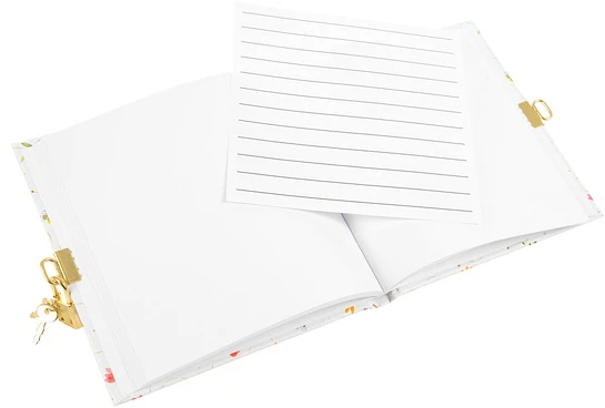 Užrašų knygelė - GOLDBUCH 44489 Vasaros Diena 96 Puslapiai 17 × 17 cm Su Užraktu Balta