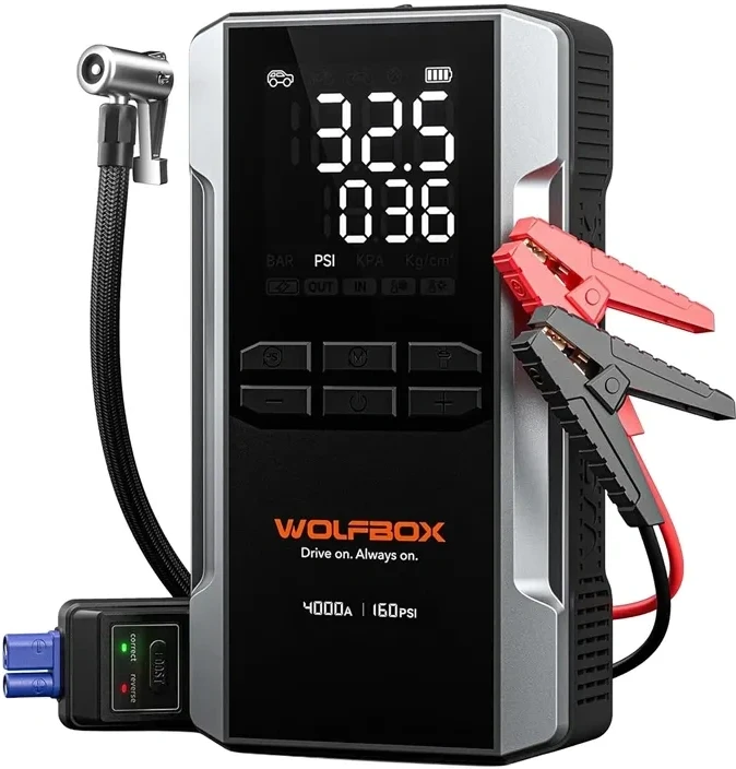 Užvedimo įrenginys - WOLFBOX MegaVolt 24 Air 24 000 mAh 4 000 A