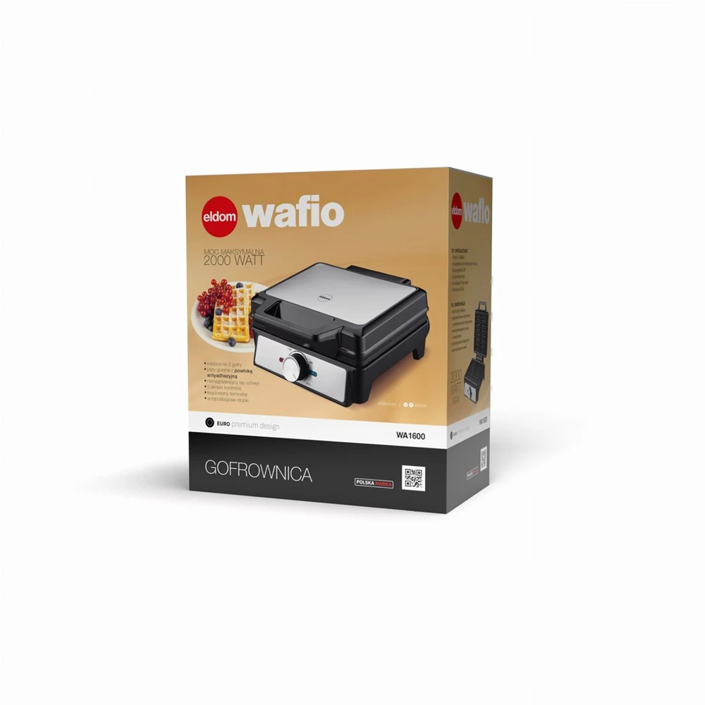 Vaflinė ELDOM WA1600 WAFLO WAFFLE IRON 1600W