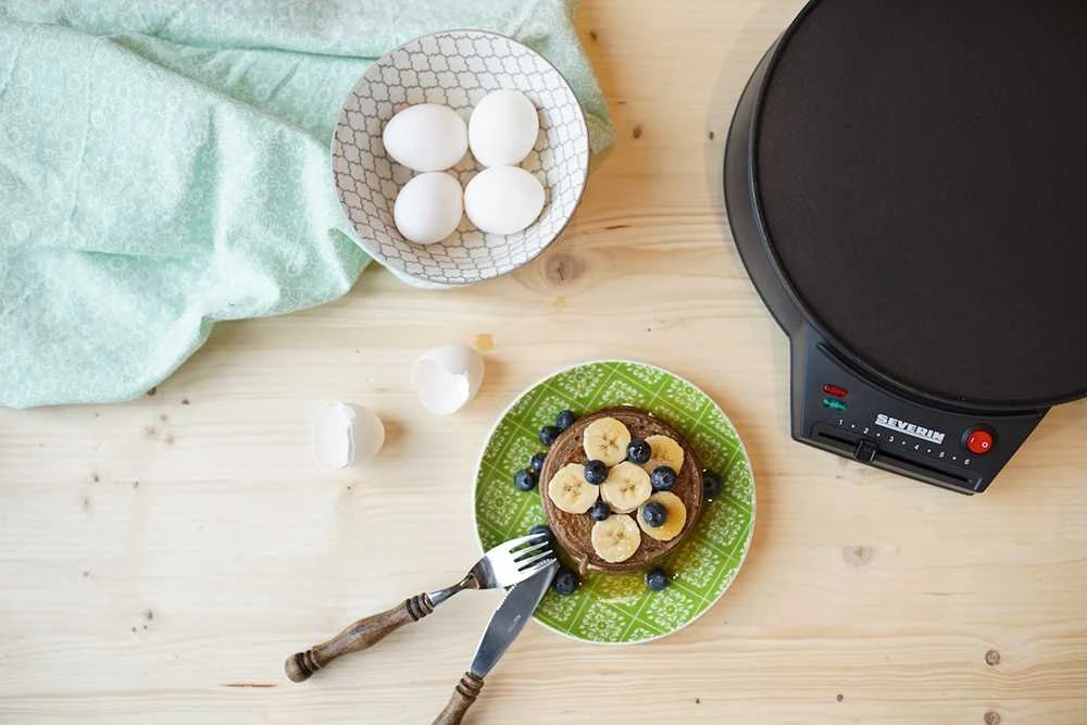 Blynelių keptuvė Severin CM 2198 Crepes Maker Juoda, 1000 W