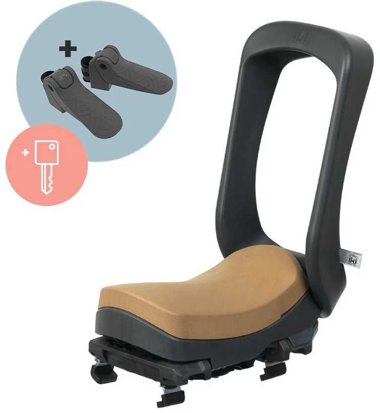 URBAN IKI Junior bagažinės Juodas/BROWN SET raktų užraktas