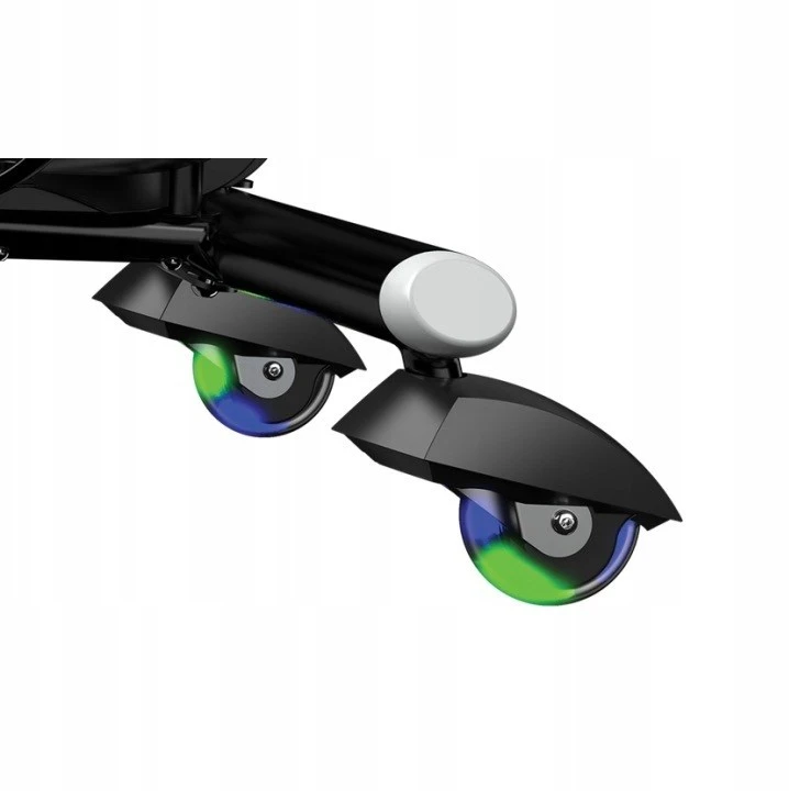 Triratis dviratis Razor RipRider 360 Lightshow, juodos spalvos