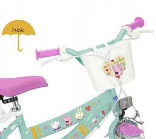 Peppa Pig Vaikiškas dviratis Toimsa 12” Swinka Peppa žalias