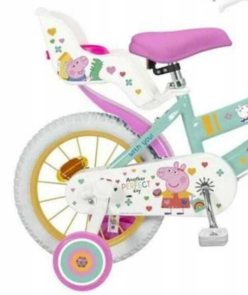 Peppa Pig Vaikiškas dviratis Toimsa 12” Swinka Peppa žalias