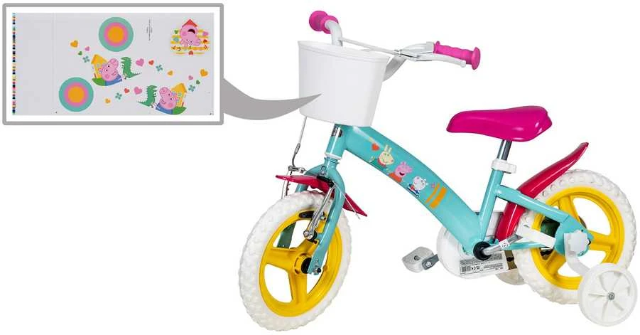 Vaikiškas Dviratis - TOIMSA Peppa Pig 12"