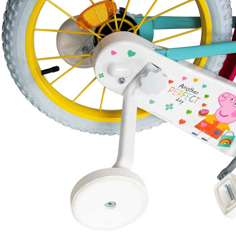 Vaikiškas Dviratis - TOIMSA Peppa Pig 16", Rožinis