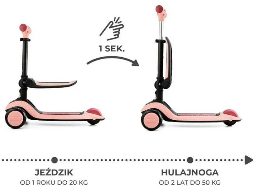 Vaikiškas Paspirtukas - Kinderkraft Halley Rožinis