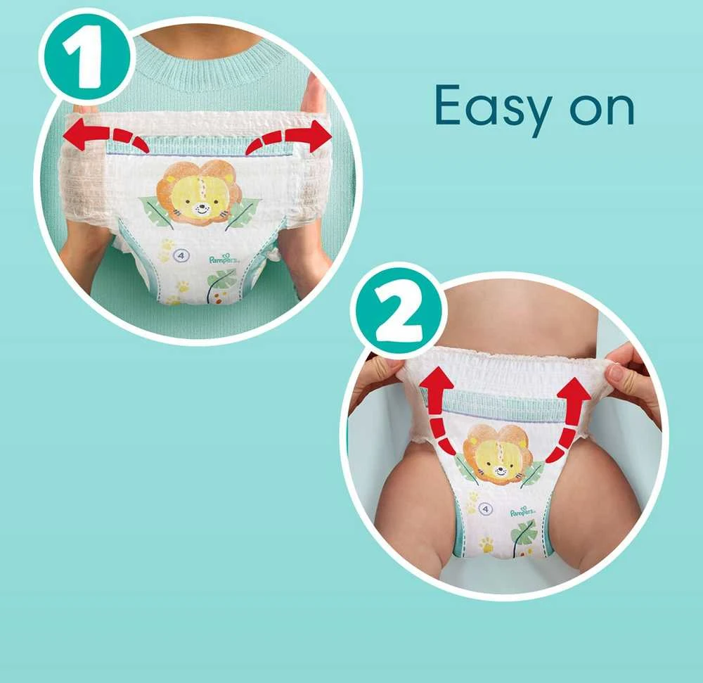 Sauskelnės - kelnaitės Pampers Pants 3 Dydis,  6-11kg, 128vnt.
