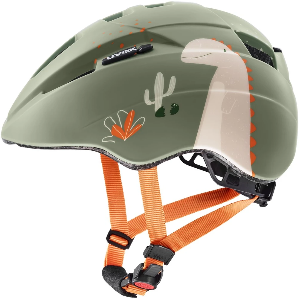 Šalmas Uvex kid 2 cc sage žalias dino matt-46-52CM