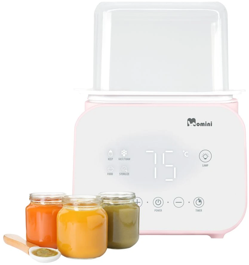 Vaikų Priežiūros Prietaisas - Momini MelloDuo 3-In-1 Sterilizatorius, Šildytuvas, Atšildytuvas